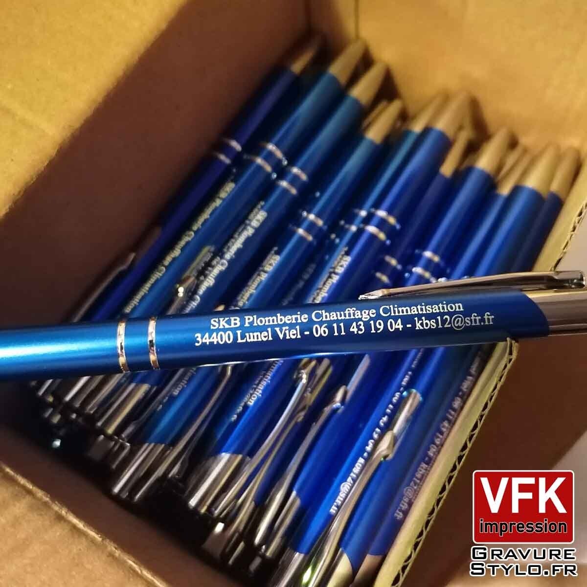 idée stylo personnalisé publicitaire petite quantité