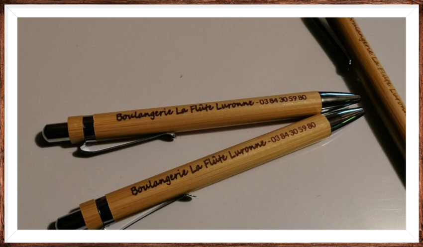 exemple stylo perosnnalisé gratuit boulangerie patisserie