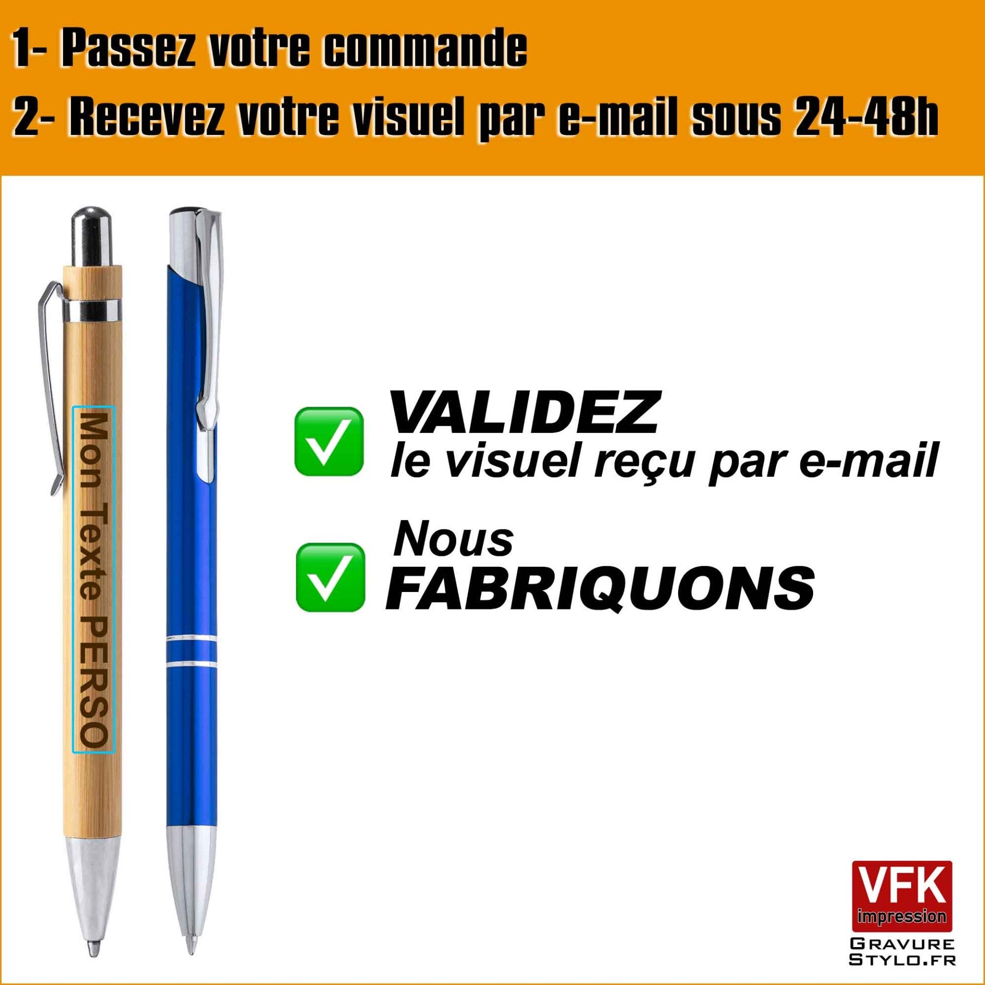 comment commander chez gravure stylo