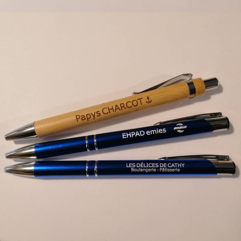 maquette gratuite stylos personnalisés