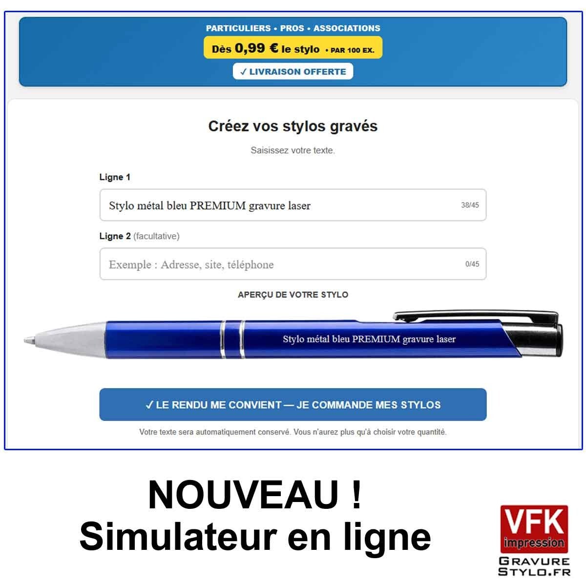 commander stylo publicitaire pas cher