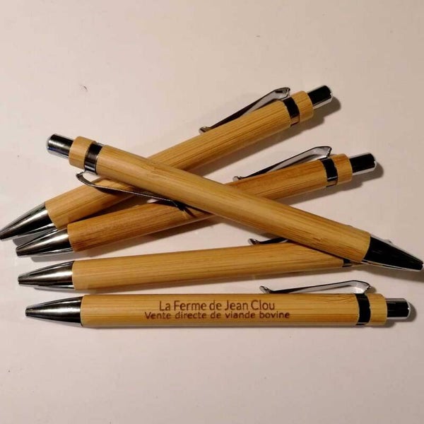 Stylos personnalisés Bois | La Ferme de Jean Clou