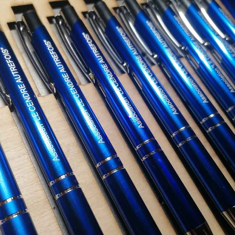 stylo imprimé gravure personnalisé petite quantité