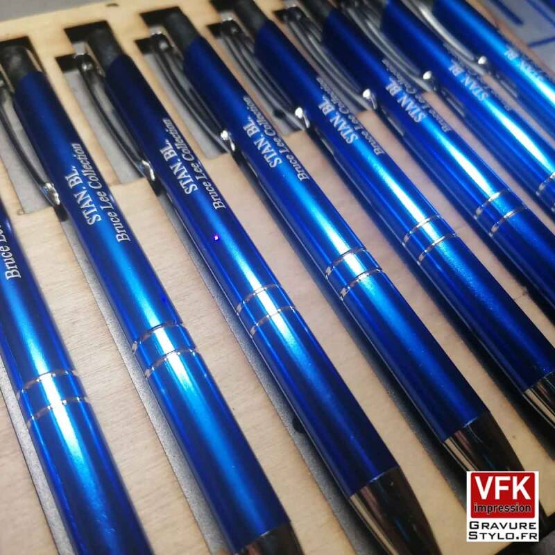 stylo personnalisé en gravure petite quantité