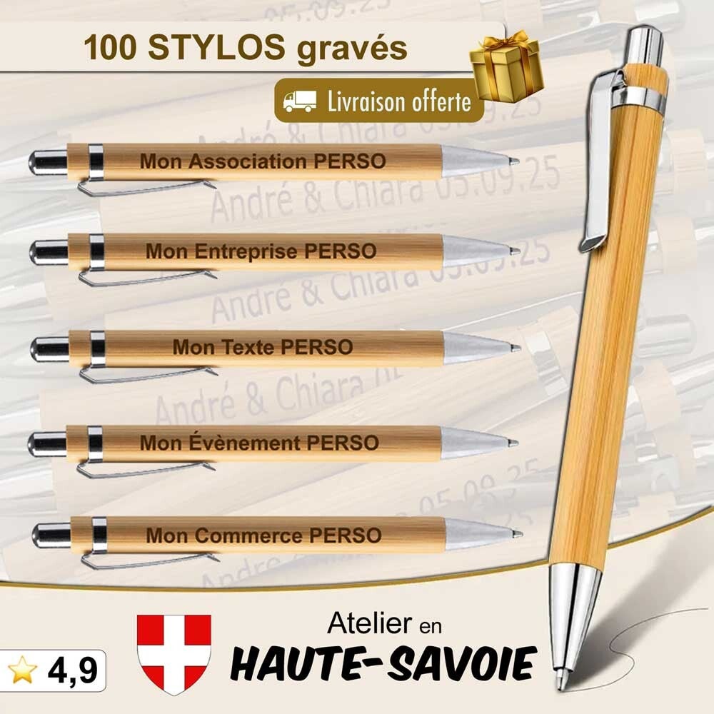 stylo personnalisé pas cher savoie haute savoie petite quantité