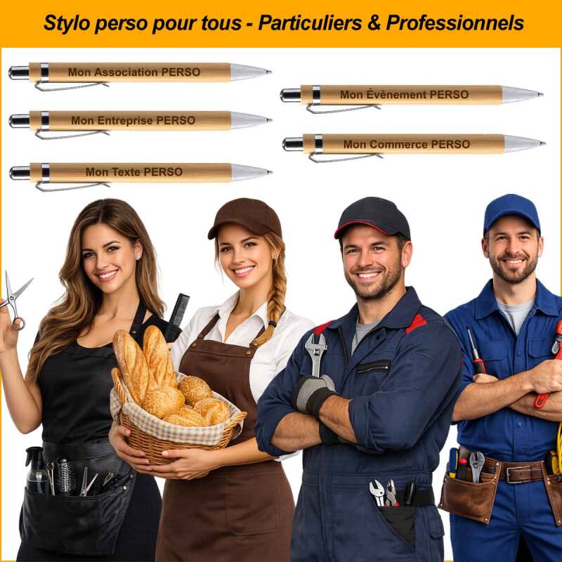 stylo imprimé avec marquage pour hôtel