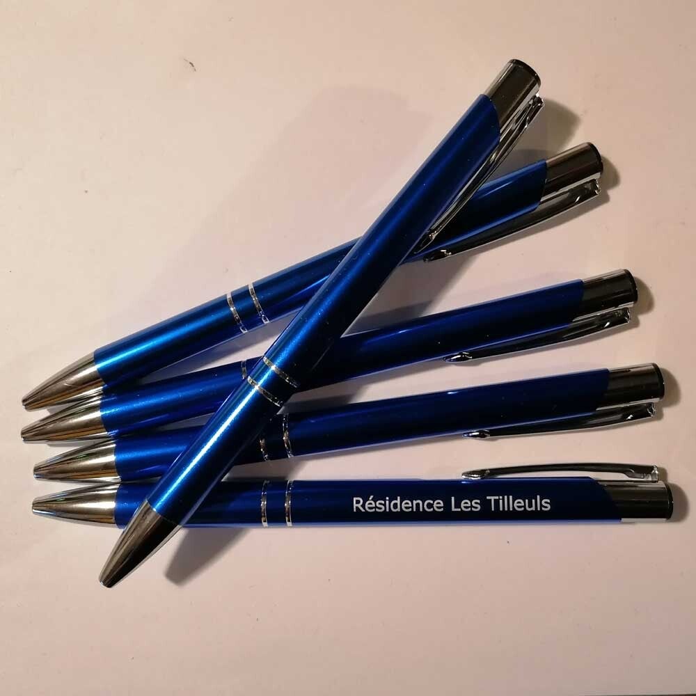 Stylos personnalisés Métal | Résidence Les Tilleuls