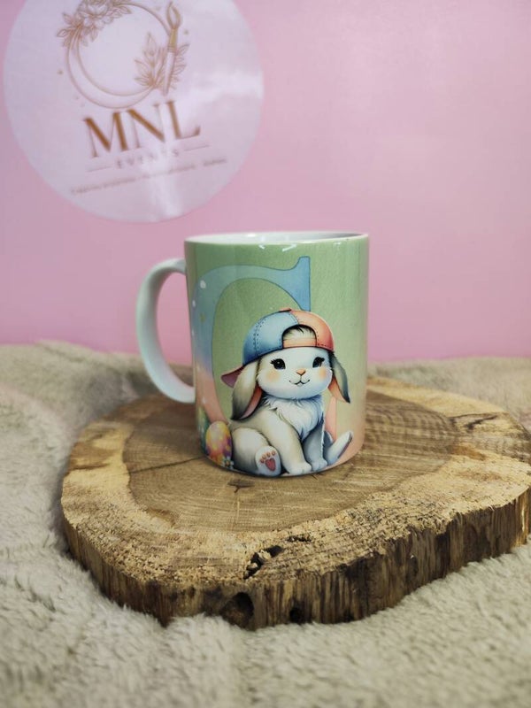 Tasse lapin avec initiale