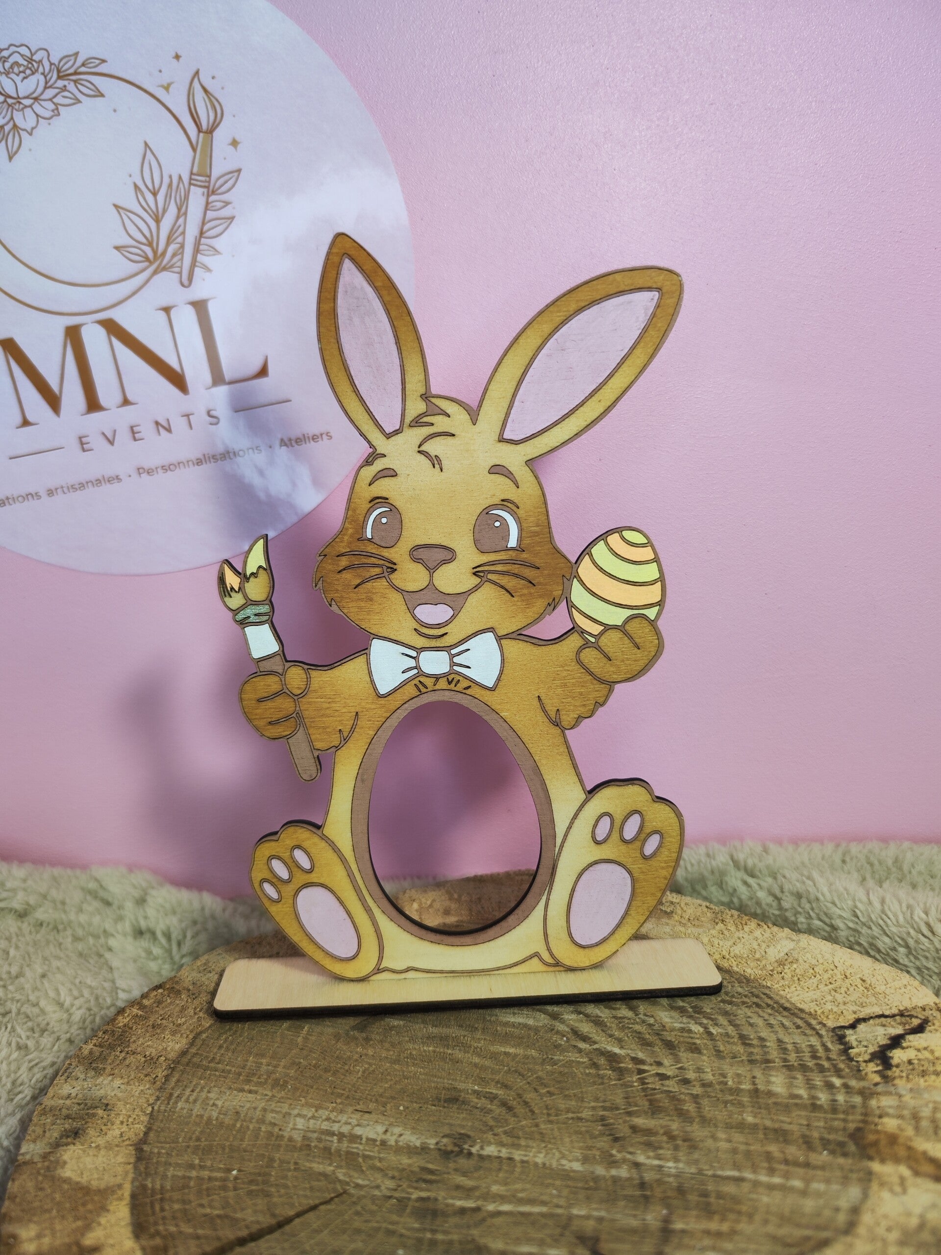 Lapin Porte Œuf chocolat