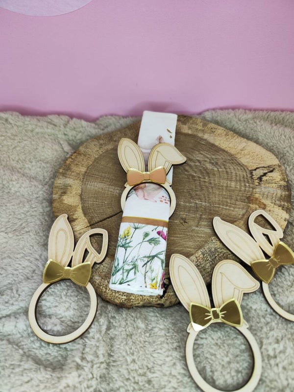 Rond de serviette Lapin