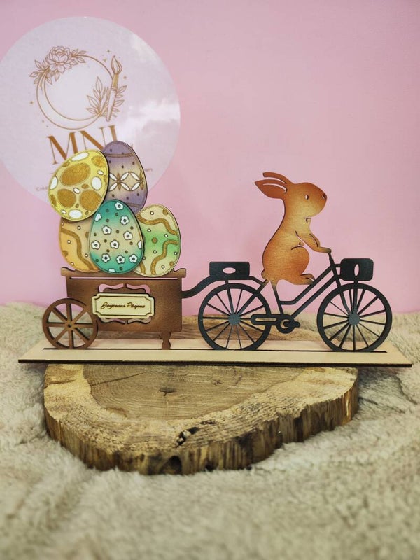 Lapin sur vélo