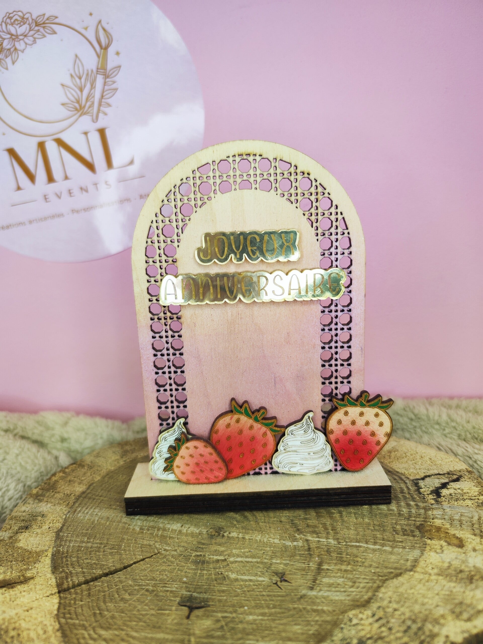 Petite arche de Table Fraise