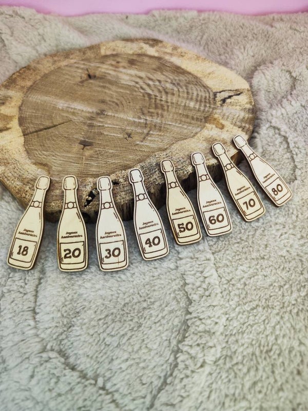 Magnet "Bouteille de champagne"