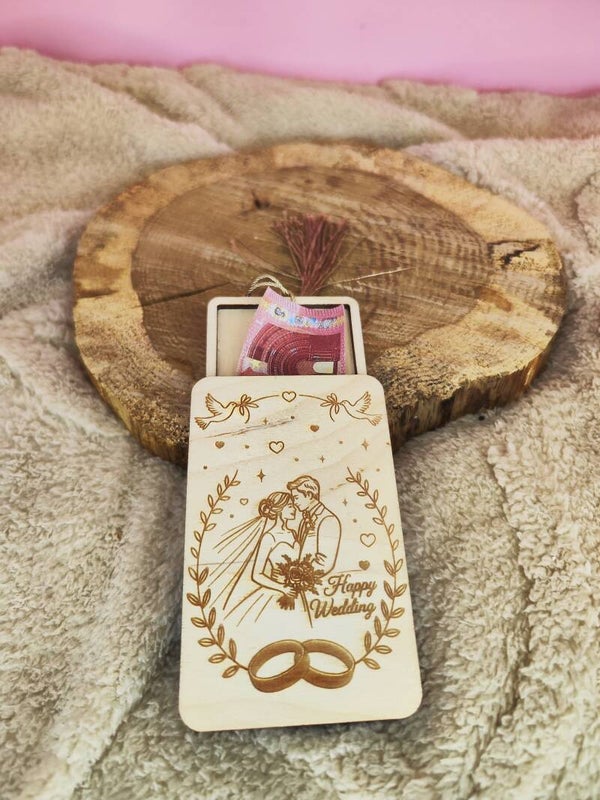 Porte billet Wedding