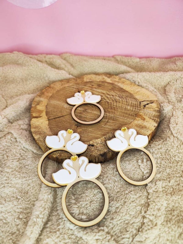 Rond de serviette Cygne