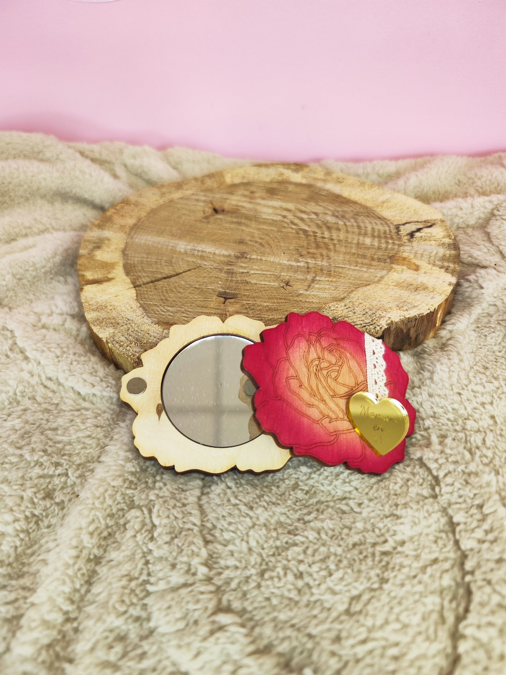 Miroir Rose