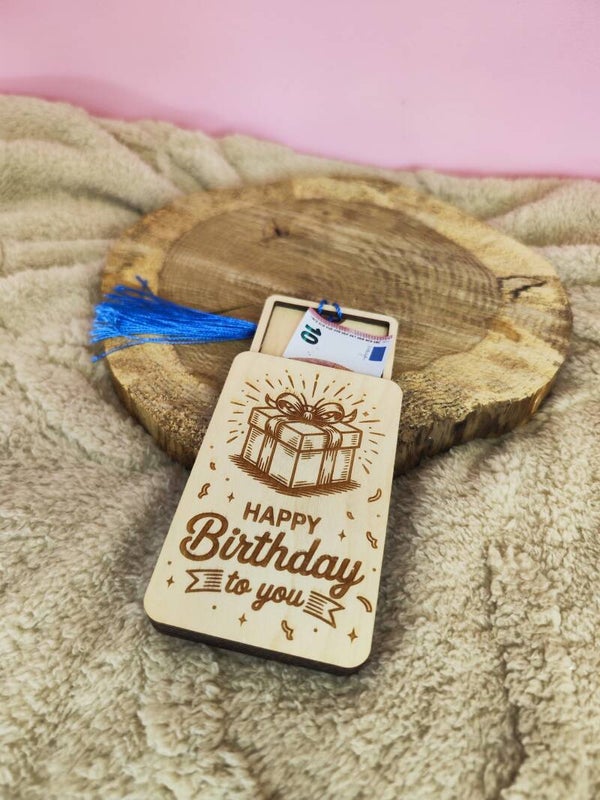 Porte Billet Anniversaire
