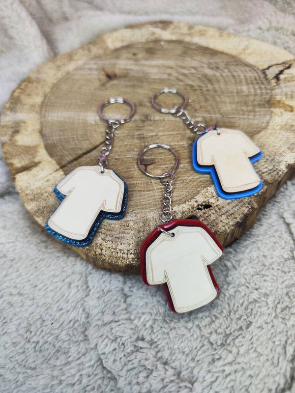 Porte clef Tee shirt foot