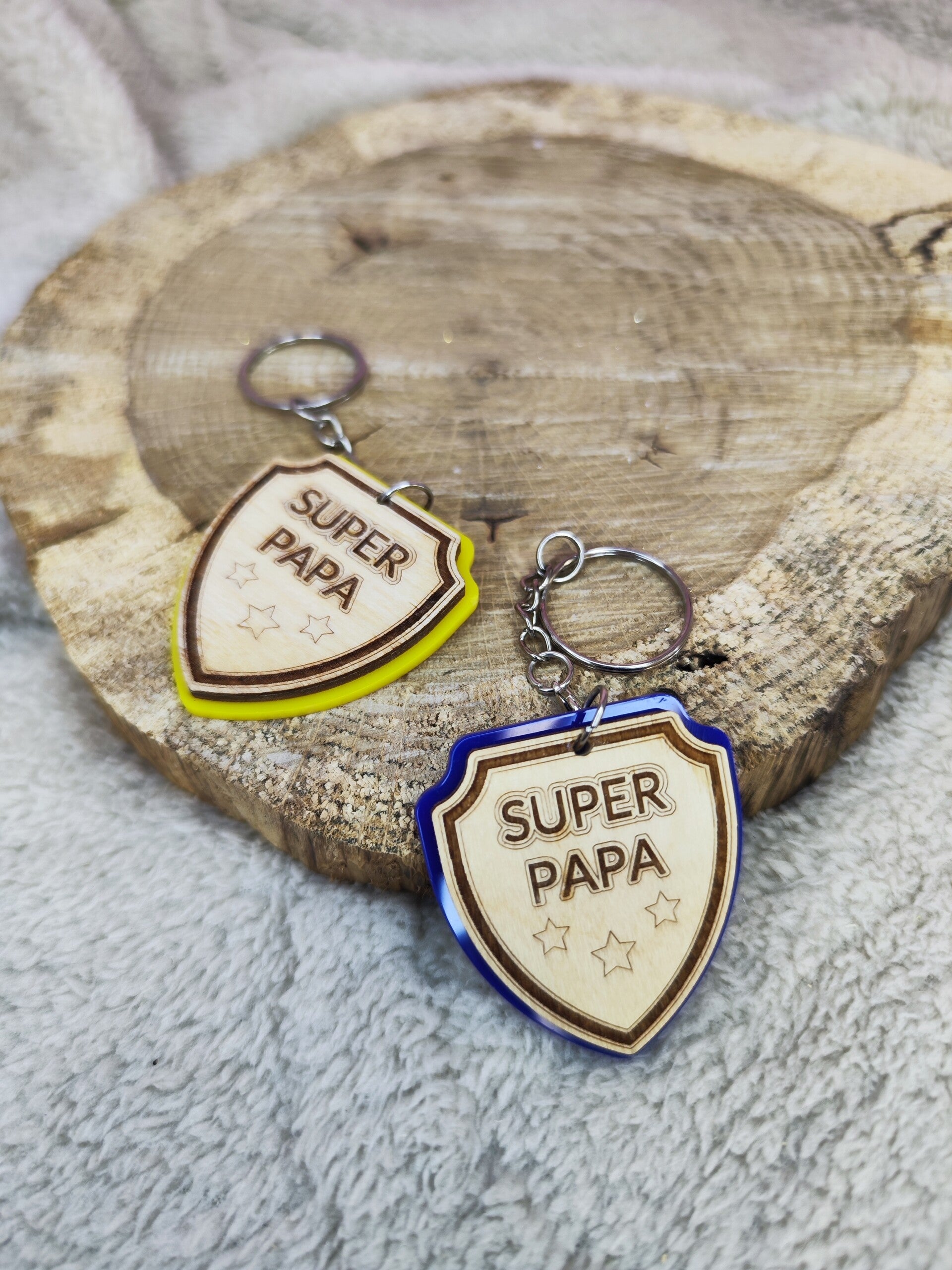 Porte clef "Super papa"