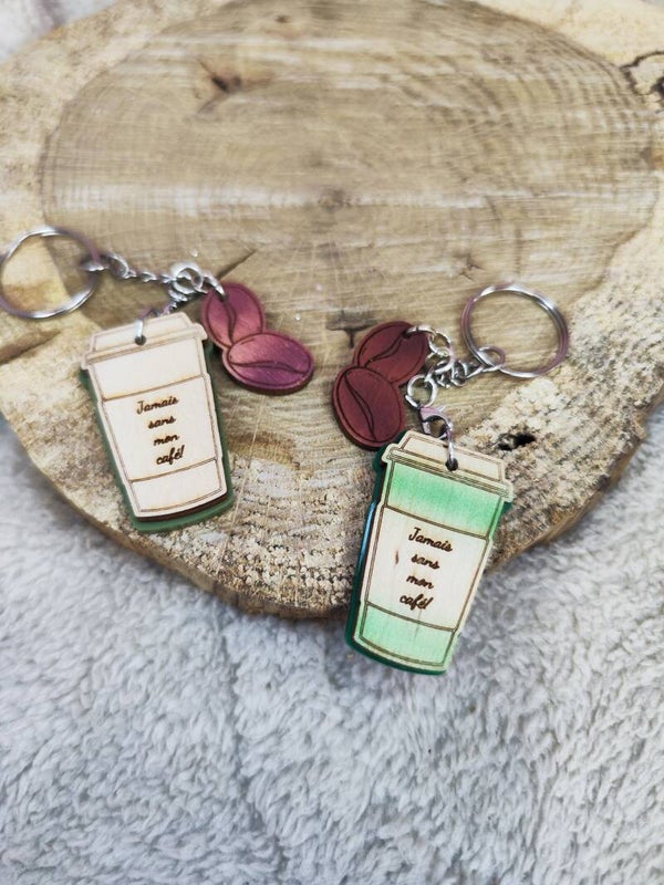 Porte clef Café