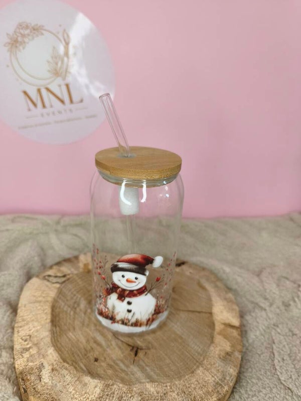 Gobelet de noël en verre