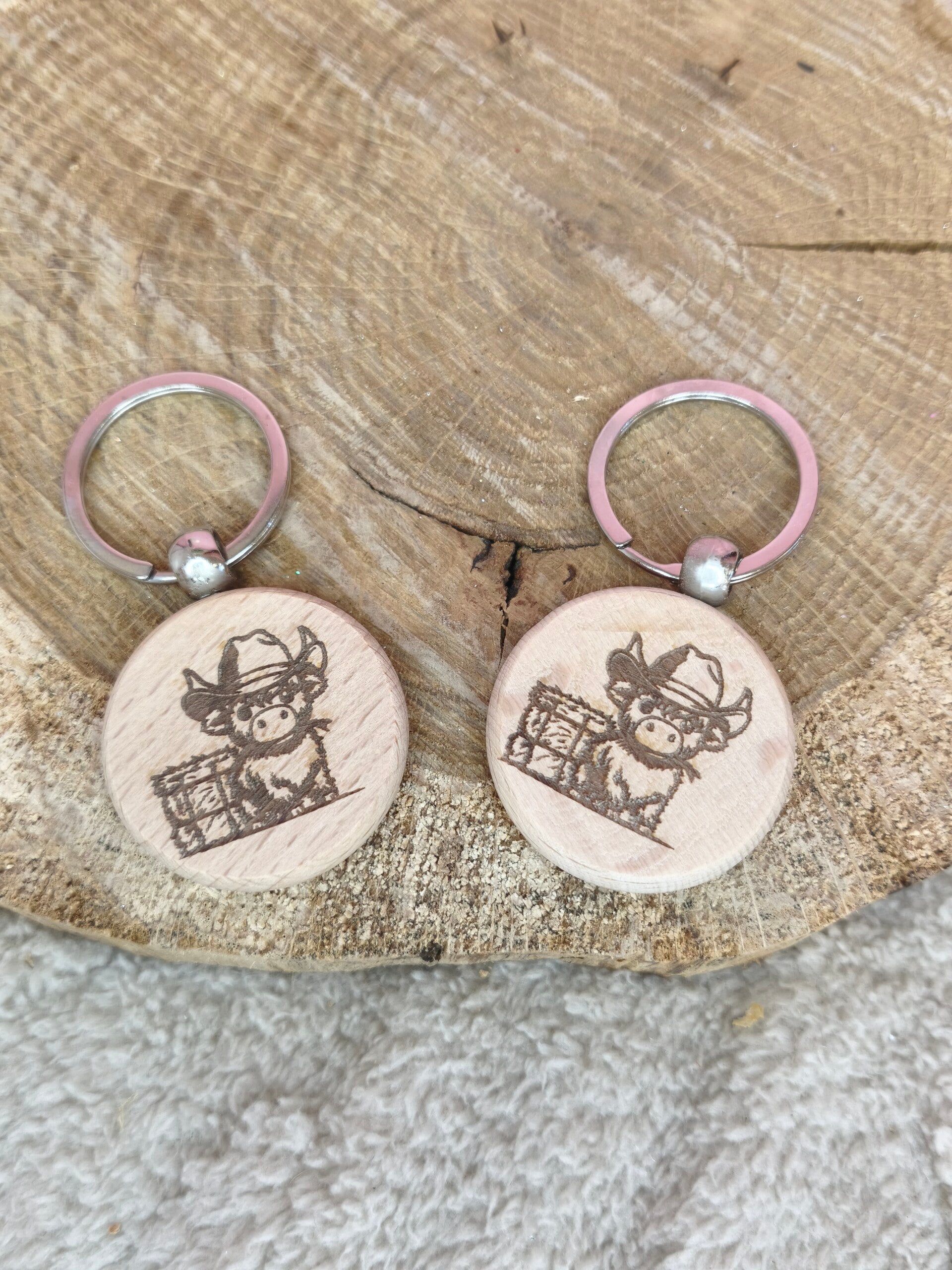Porte clef en bois