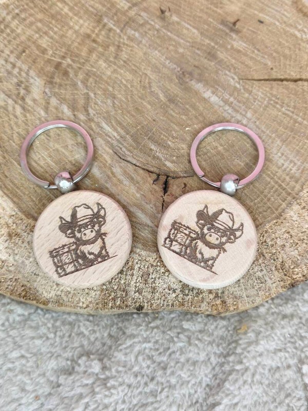 Porte clef en bois