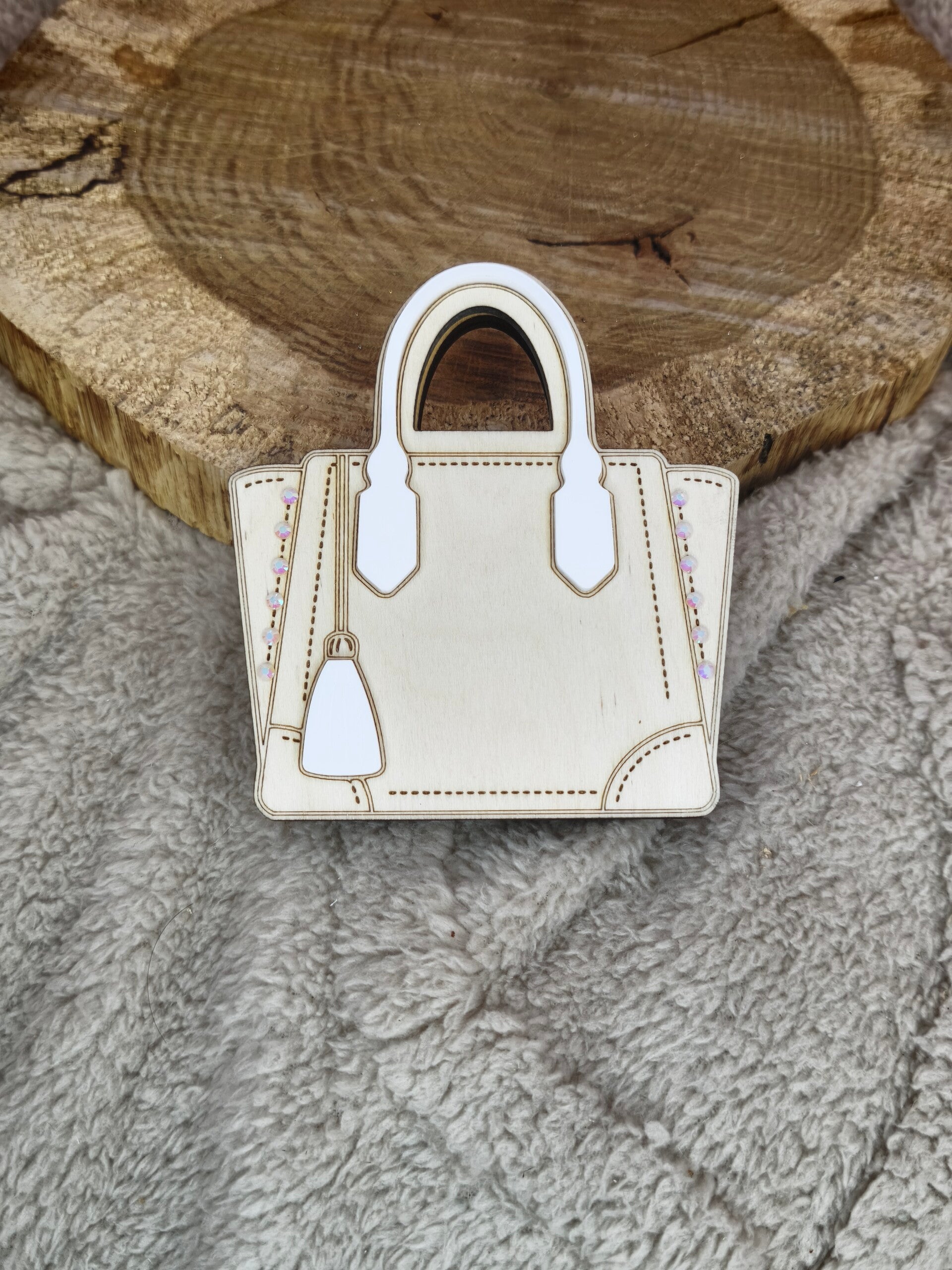 Sac à main miroir de poche