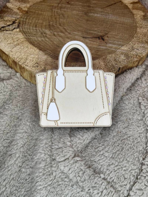 Sac à main miroir de poche