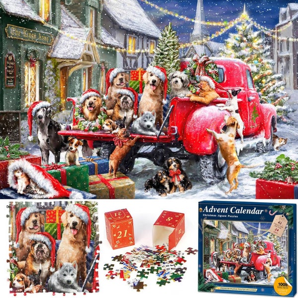 Jigsaw puzzle advent calendar