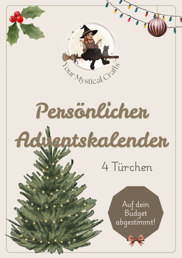 Persönlicher Adventskalender 4 Türchen