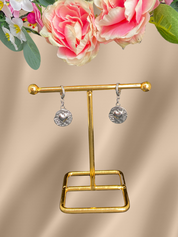 Herz Ohrringe silber