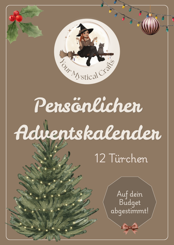 Persönlicher Adventskalender 12 Türchen