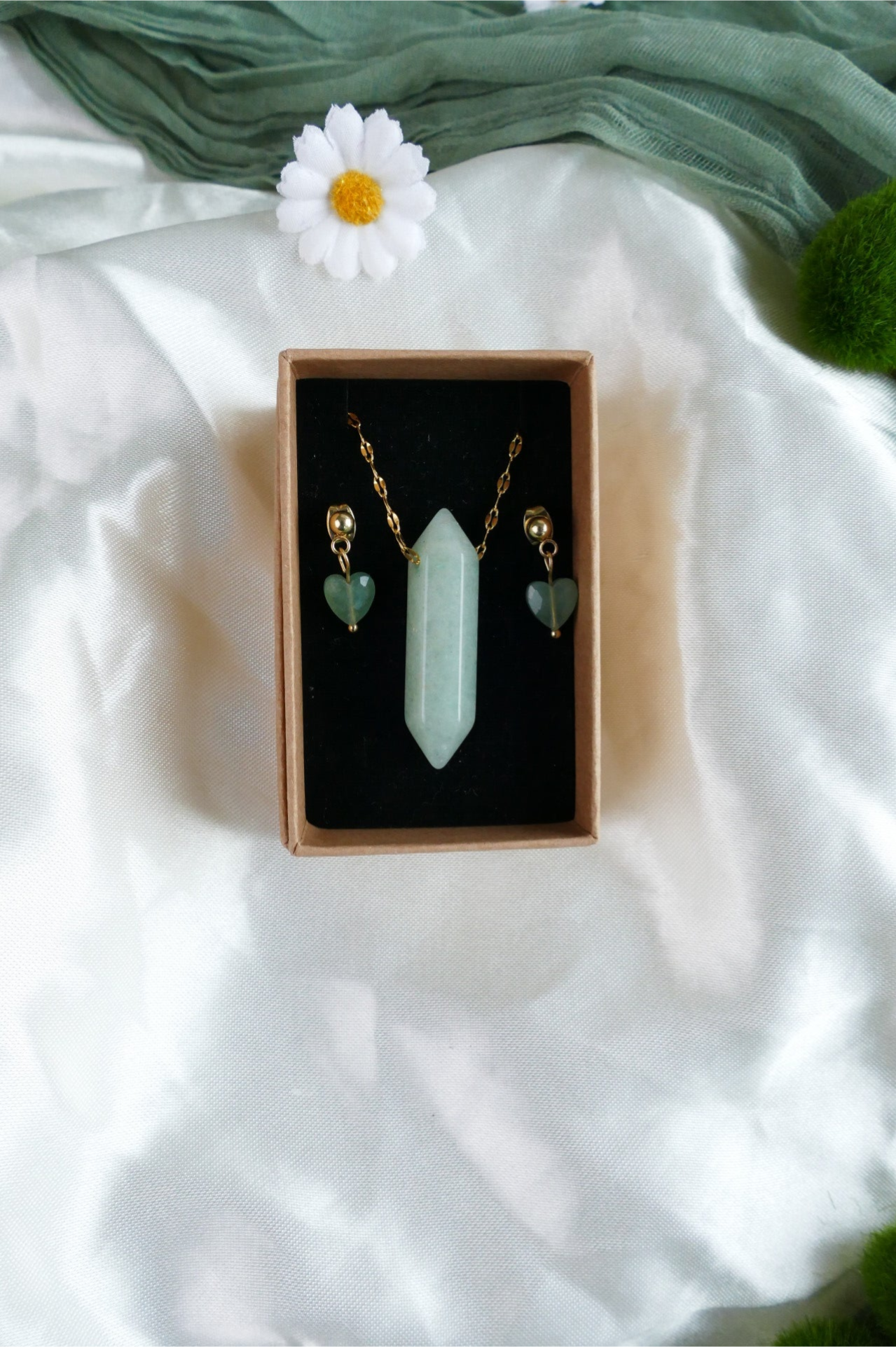 Grünes Aventurin Set