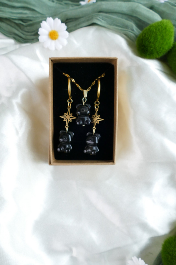 Goldobsidian Teddybär Set