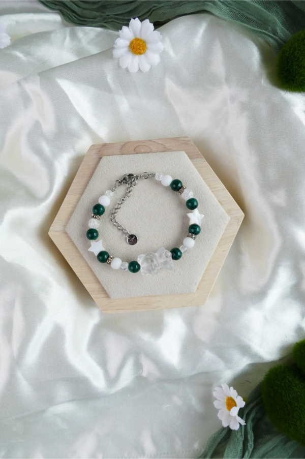 Teddy Malachit Armband