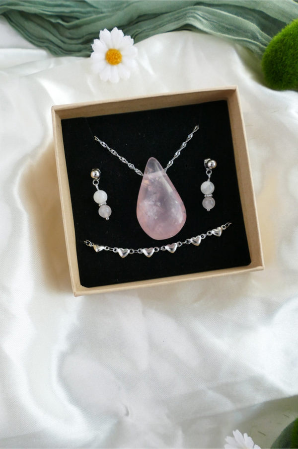 Rosenquarz Set
