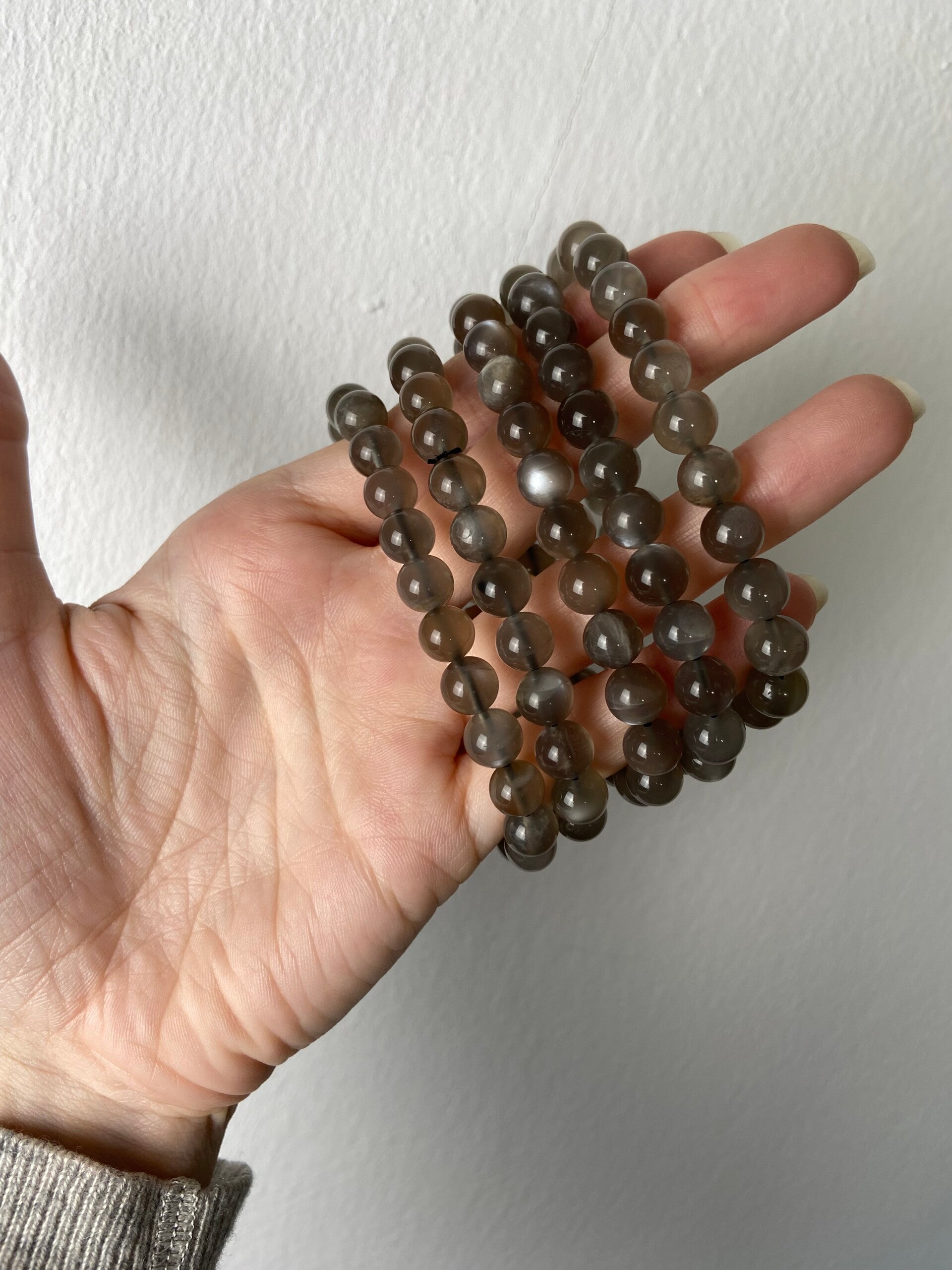 HQ Armband grauer Mondstein