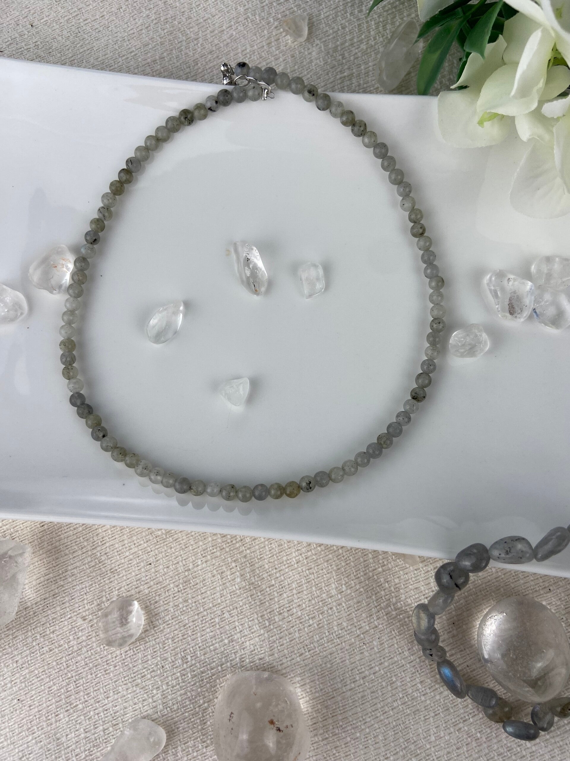 Labradorit Perlenkette