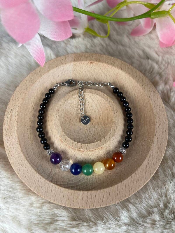 Chakra Armband dunkel