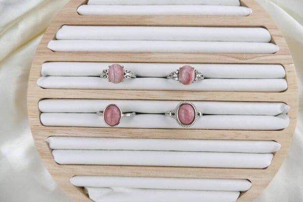 Rhodochrosit Ringe