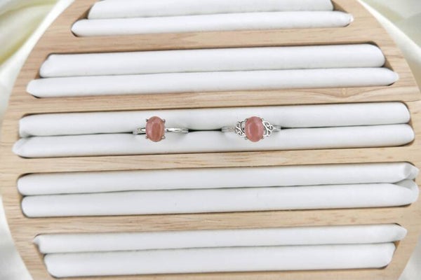 Rhodochrosit Ringe