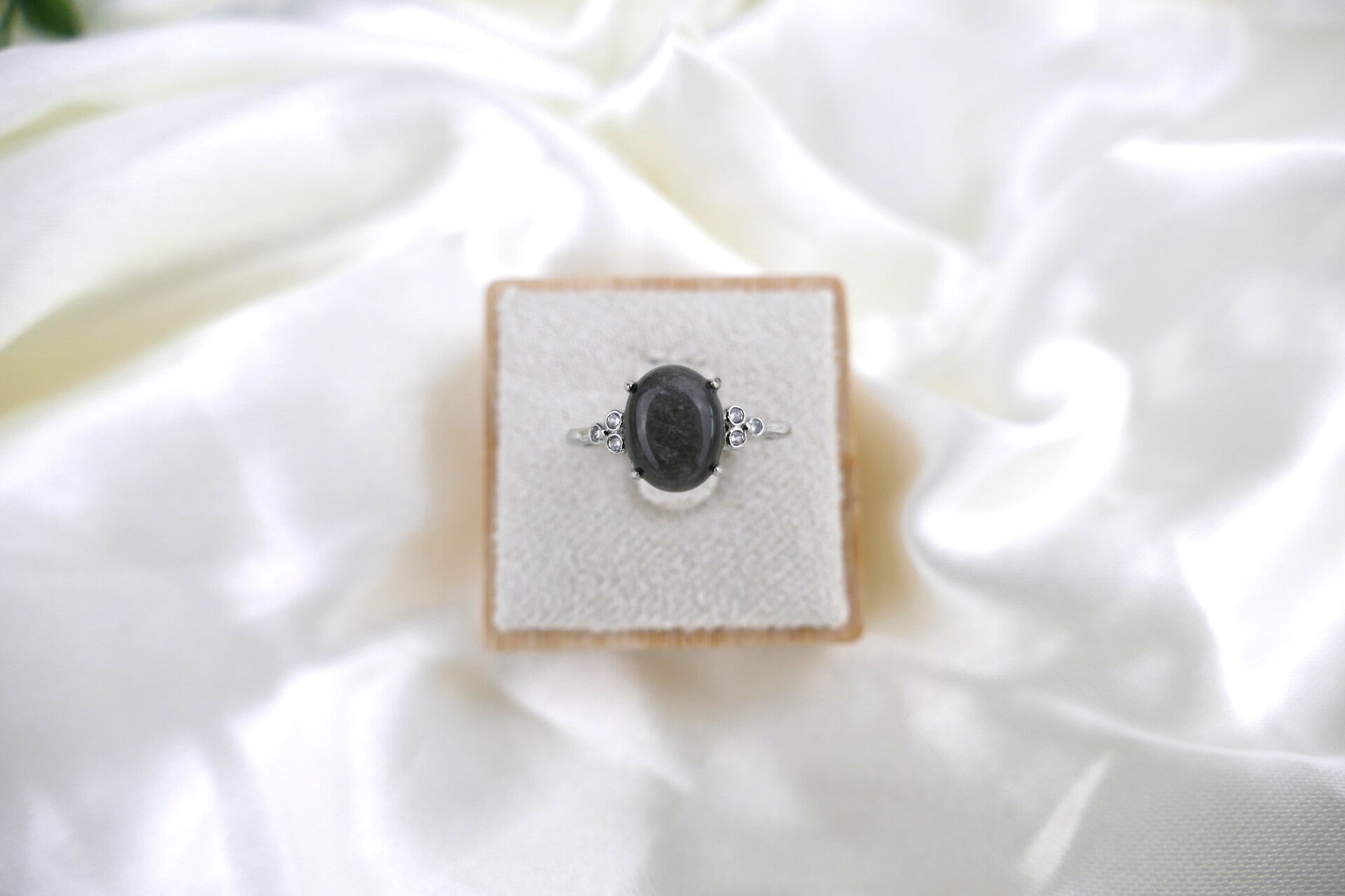 Silberobsidian Ring