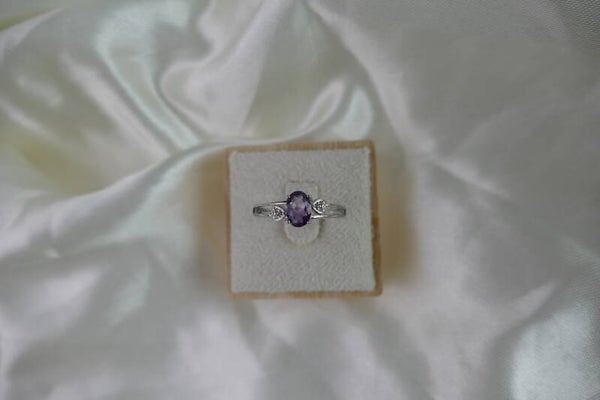 Amethyst Ring oval