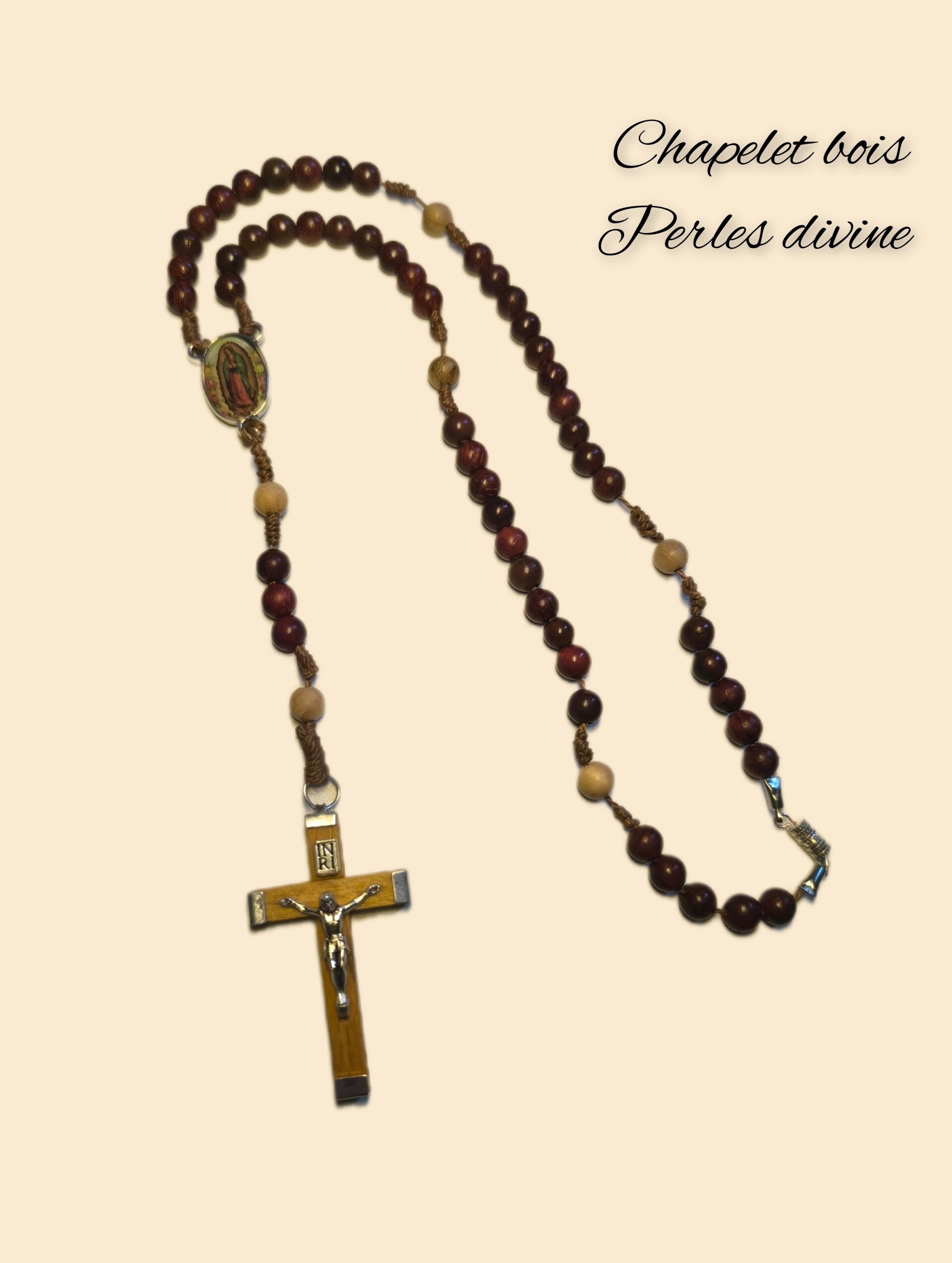 Chapelet en bois