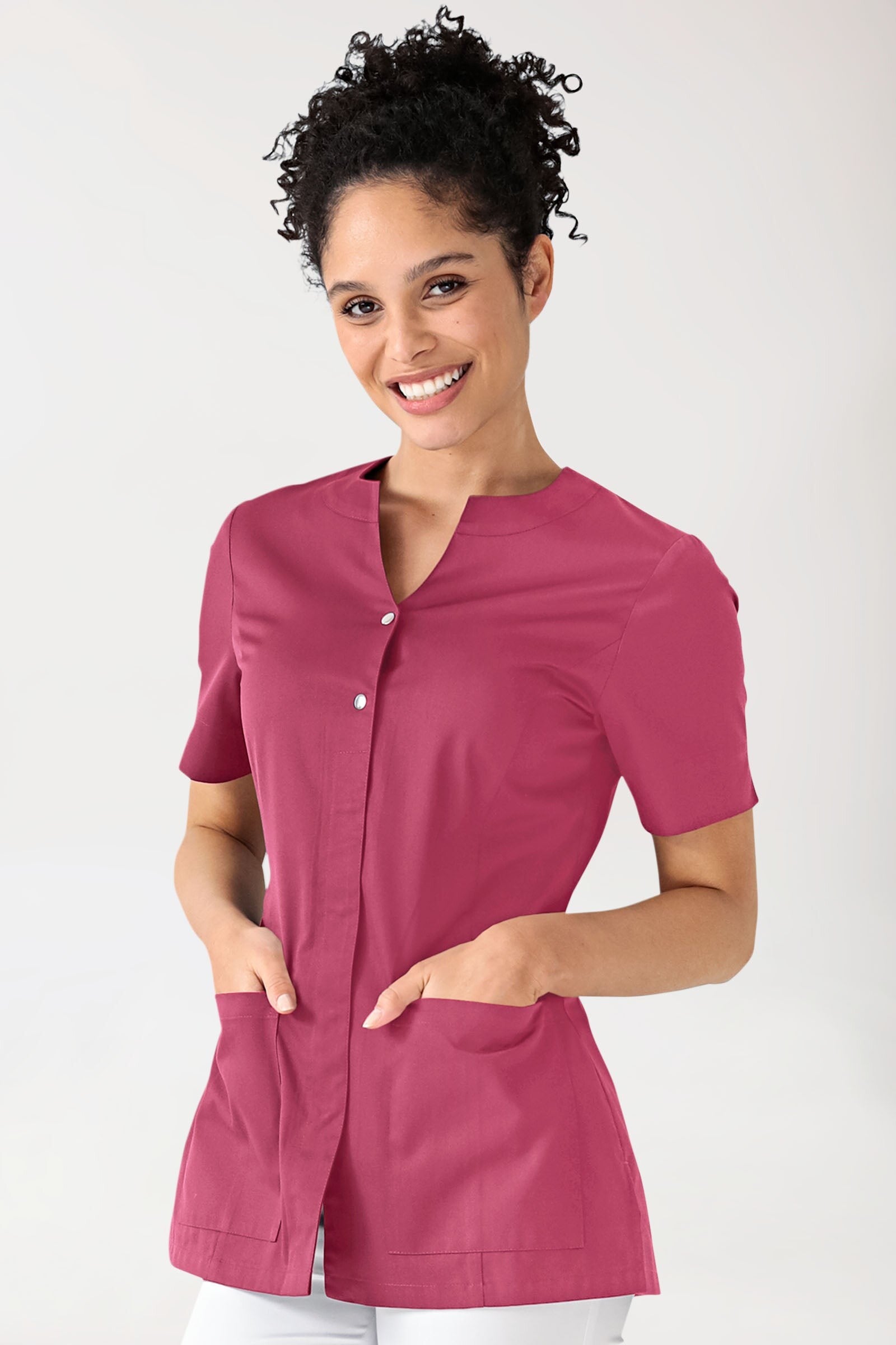 Donna: Casacca - abbottonatura nascosta