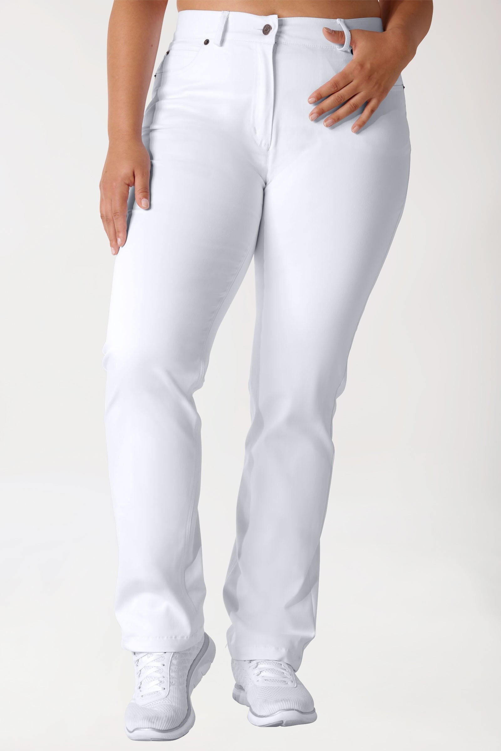 Donna: COMFY FLEX Pantaloni curvy - 5 tasche