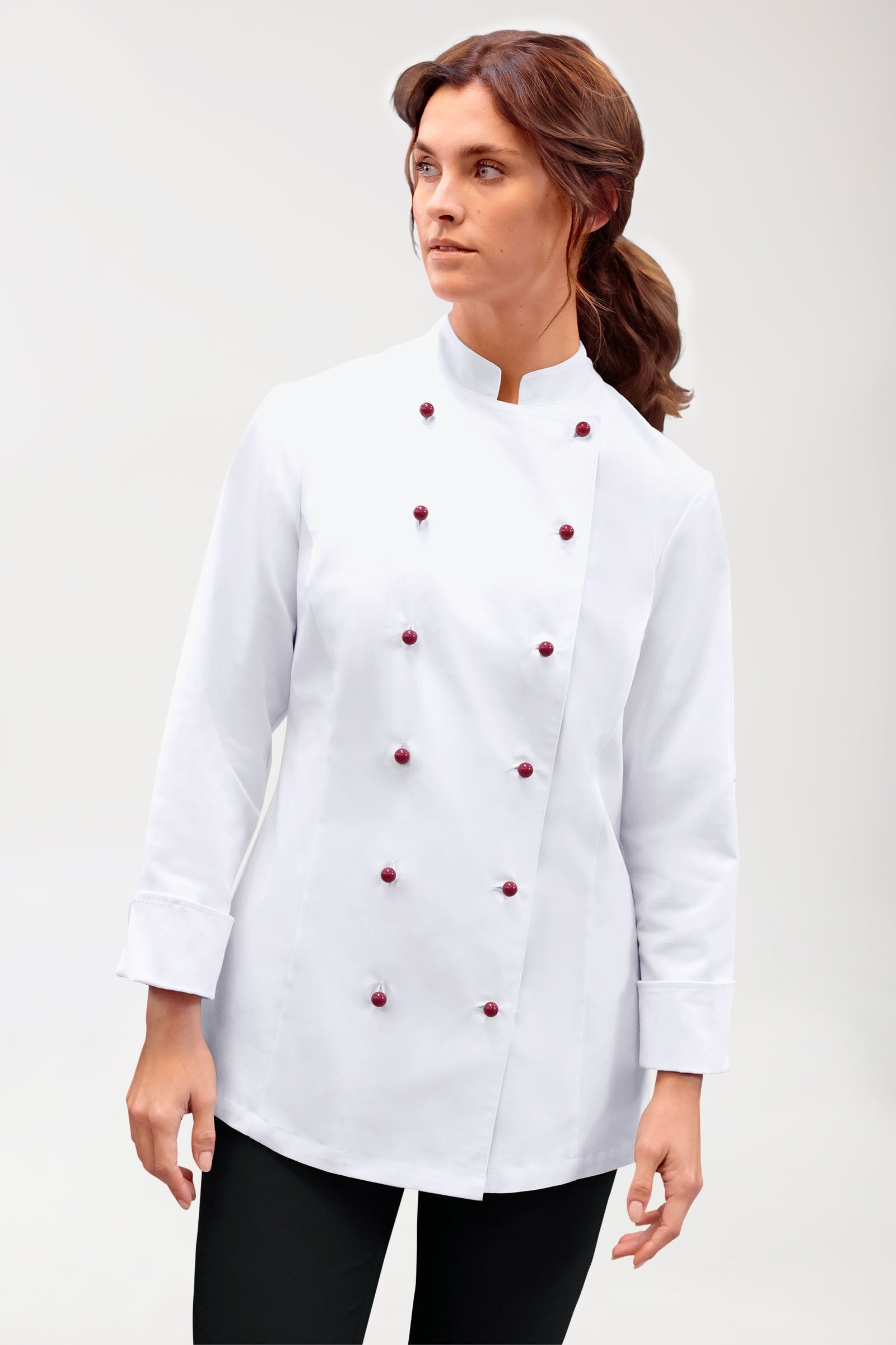 Donna: GASTRO Giacca da cuoco in cotone - maniche lunghe