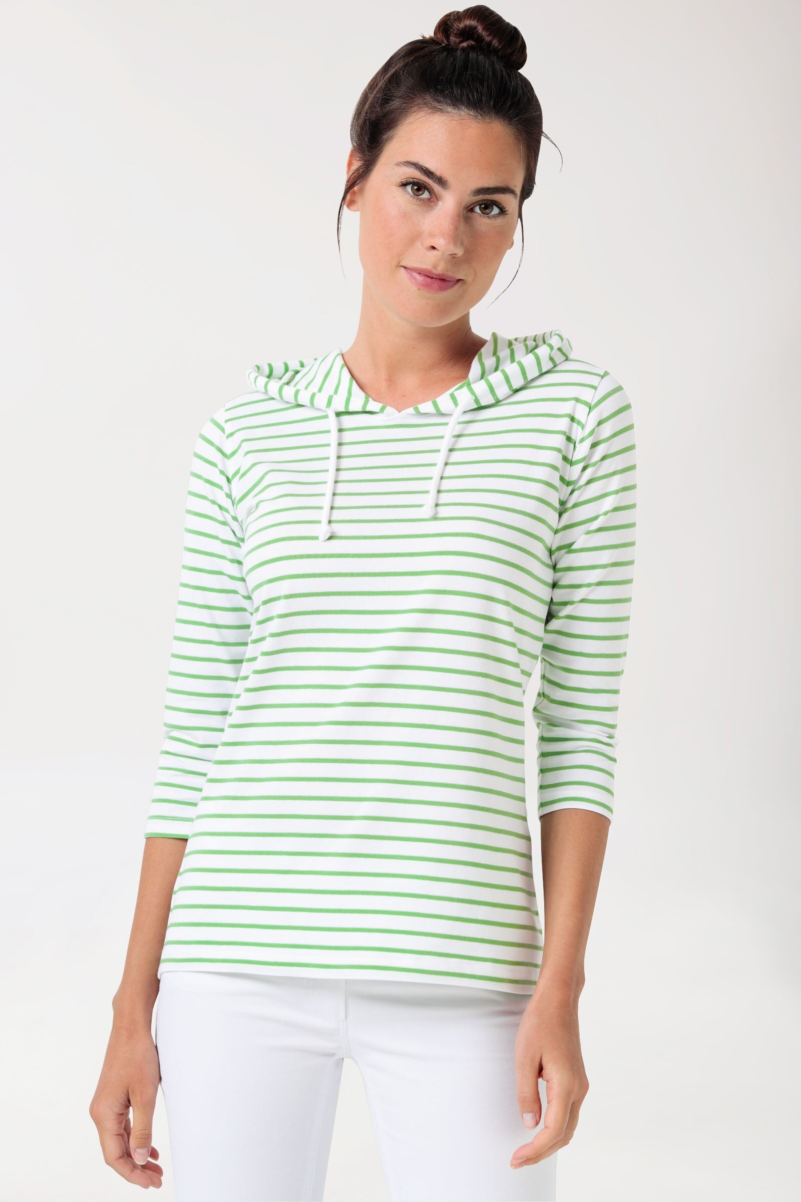 Donna: Maglia con cappuccio - maniche 3/4