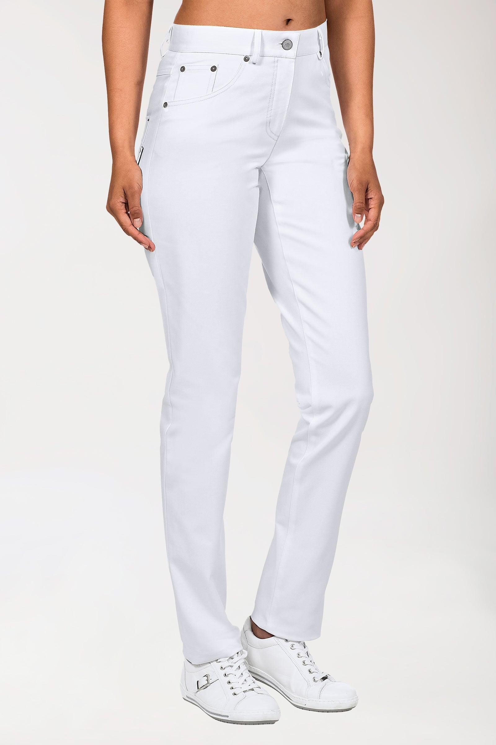 Donna: Pantaloni 5 tasche - vita alta